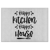 Happy Kitchen Happy House Snijplank (Voorkant)