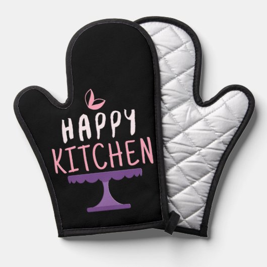 Happy Kitchen Ovenwant (Voorkant / Achterkant)