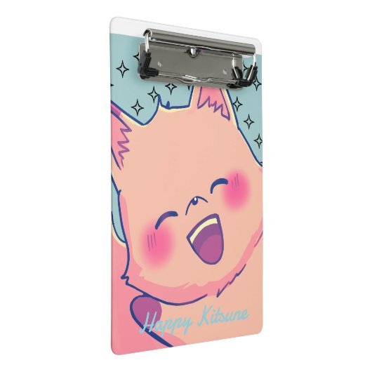 Happy Kitsune Mini Klembord (Schuin)