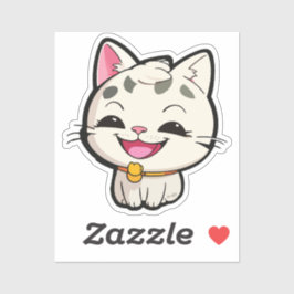 happy kitten sticker
