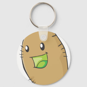 Happy Kiwi Fruit glimlacht Sleutelhanger