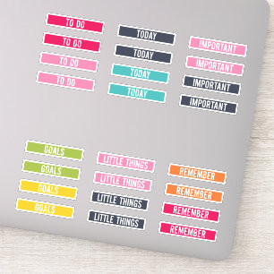 Happy Kleuren   Herinnering Om Planner Stickers Te