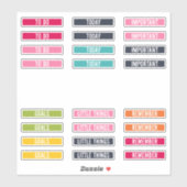 Happy Kleuren | Herinnering Om Planner Stickers Te (Vel)