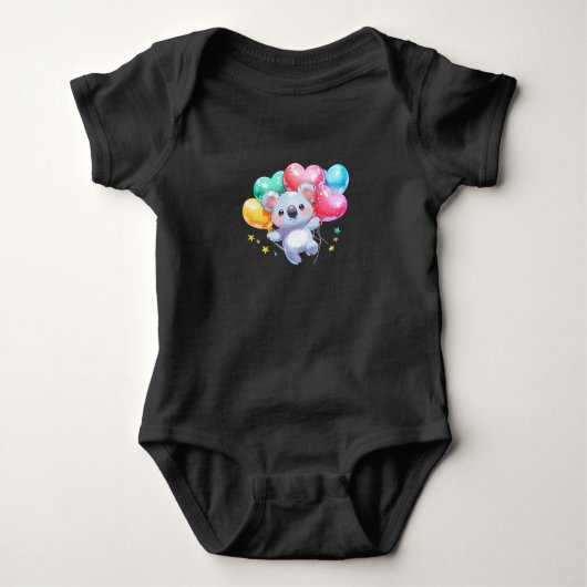 Happy Koala Balloon Adventure Romper (Voorkant)