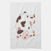 Happy Koe keukenhanddoek -  (Verticaal)