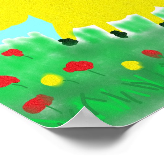 Happy Koe Poster (Hoek)