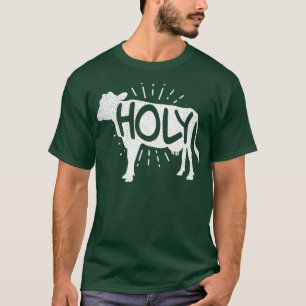 Happy Koe Shirt Funny Heilige Koe Pun Gift