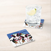 Happy Koeien Chanukah Kartonnen Onderzetters (Insitu)