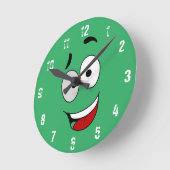 Happy Kook Kunstklok - Wandklok (Hoek)