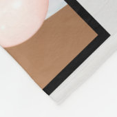 Happy-koppel moderne, gepersonaliseerde foto van d fleece deken (Hoek)