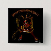 Happy Krampus Day Button (Voorkant)