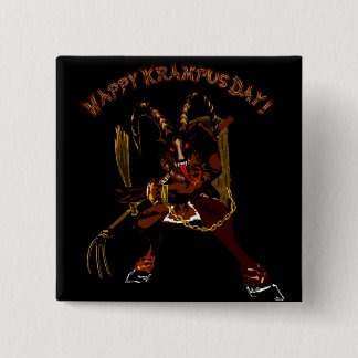 Happy Krampus Day Button