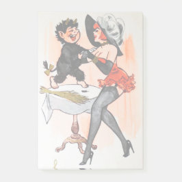 Happy Krampus met Temptress Vintage Kerstmis Post-it® Notes