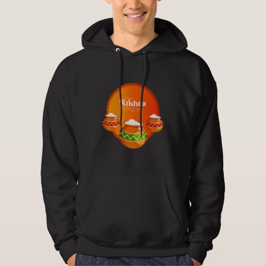 Happy Krishna Janmashtami Hoodie (Voorkant)