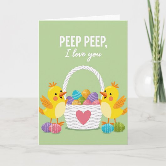 Happy Kuikens Liefde Kaart (Voorkant)