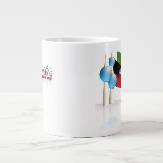 Happy Kuwait National Day Cup Grote Koffiekop (Voorkant)