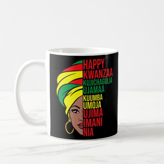 Happy Kwanzaa African American Celebration Month G Koffiemok (Links)