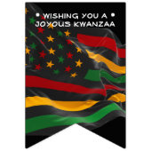 HAPPY KWANZAA African American USA Flag Vlaggetjes (Tweede vlag)