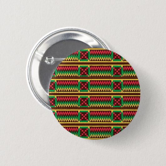 Happy Kwanzaa Afrikaanse kleuren Ronde Button 5,7 Cm (Voorkant /achterkant)