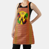 Happy Kwanzaa Apron Schort (Insitu)