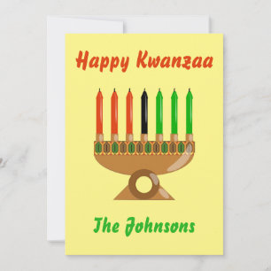 Happy Kwanzaa Beauful Feestdagenkaart