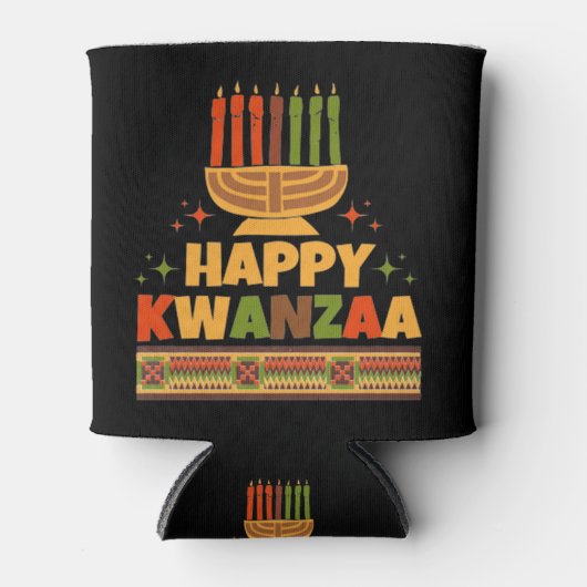 Happy Kwanzaa Blikjeskoeler (Voorkant)