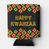 Happy KWANZAA Blikjeskoeler (Achterkant)