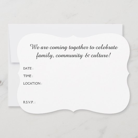 Happy Kwanzaa Bokeh Kinara Kaart (Achterkant)