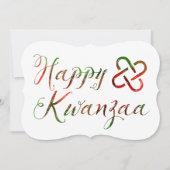 Happy Kwanzaa Bokeh Umoja Kaart (Voorkant)