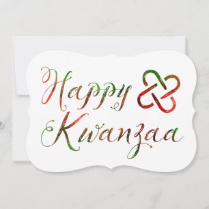 Happy Kwanzaa Bokeh Umoja Kaart