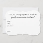 Happy Kwanzaa Bokeh Umoja Kaart (Achterkant)