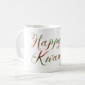 Happy Kwanzaa Bokeh Umoja Koffiemok (Voorkant links)