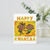 Happy Kwanzaa Briefkaart (Staand voorkant)