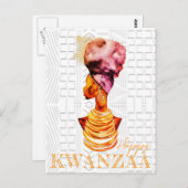 Happy Kwanzaa Briefkaart (Voorkant / Achterkant)