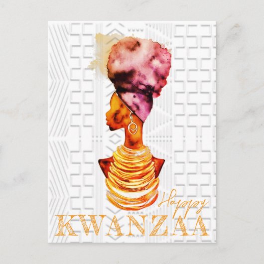 Happy Kwanzaa Briefkaart (Voorkant)