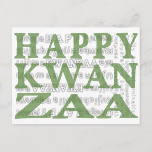 Happy Kwanzaa Briefkaart