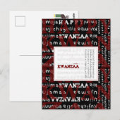 Happy Kwanzaa Briefkaart (Voorkant / Achterkant)