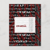 Happy Kwanzaa Briefkaart (Voorkant)