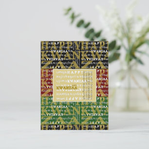 Happy Kwanzaa Briefkaart