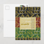 Happy Kwanzaa Briefkaart (Voorkant / Achterkant)