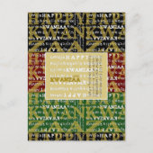Happy Kwanzaa Briefkaart (Voorkant)