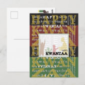 Happy Kwanzaa Briefkaart (Voorkant / Achterkant)