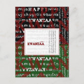 Happy Kwanzaa Briefkaart (Voorkant)