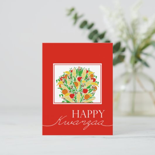 Happy Kwanzaa Briefkaart (Staand voorkant)