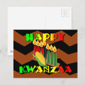HAPPY KWANZAA BRIEFKAART (Voorkant / Achterkant)
