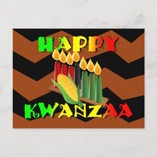 HAPPY KWANZAA BRIEFKAART (Voorkant)