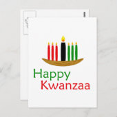 Happy Kwanzaa Briefkaart (Voorkant / Achterkant)