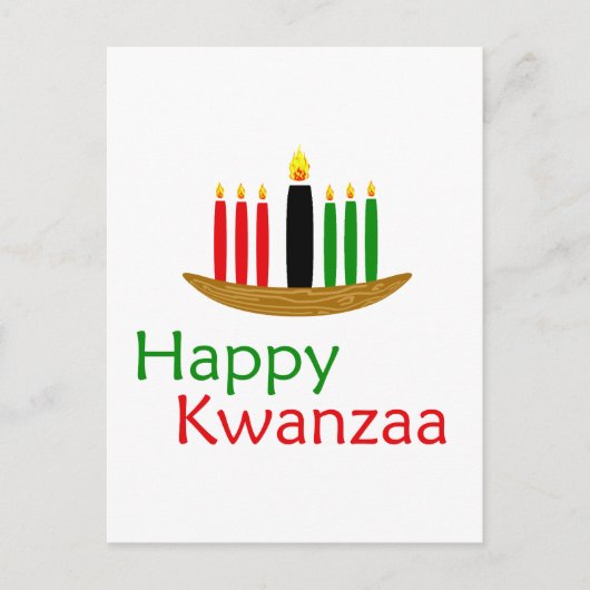 Happy Kwanzaa Briefkaart (Voorkant)