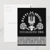 Happy Kwanzaa Briefkaart (Voorkant / Achterkant)