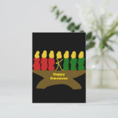 Happy Kwanzaa Briefkaart (Staand voorkant)